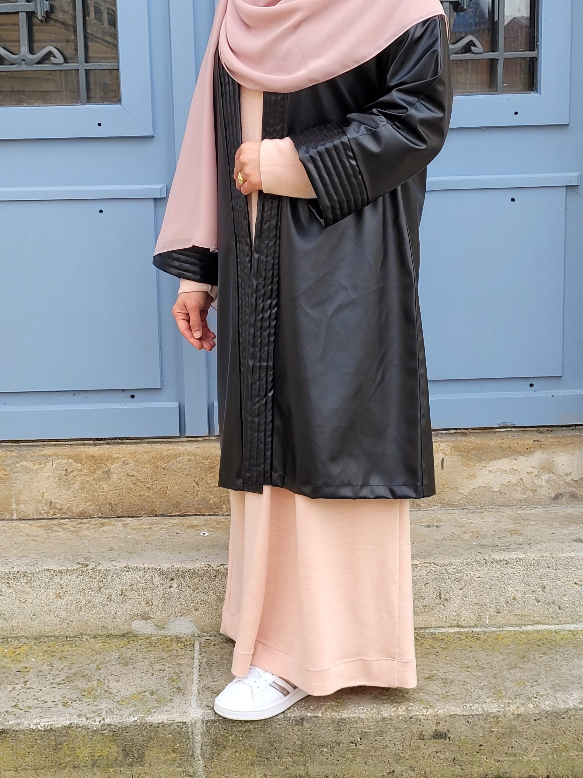 Veste simili cuir femme – Image 3