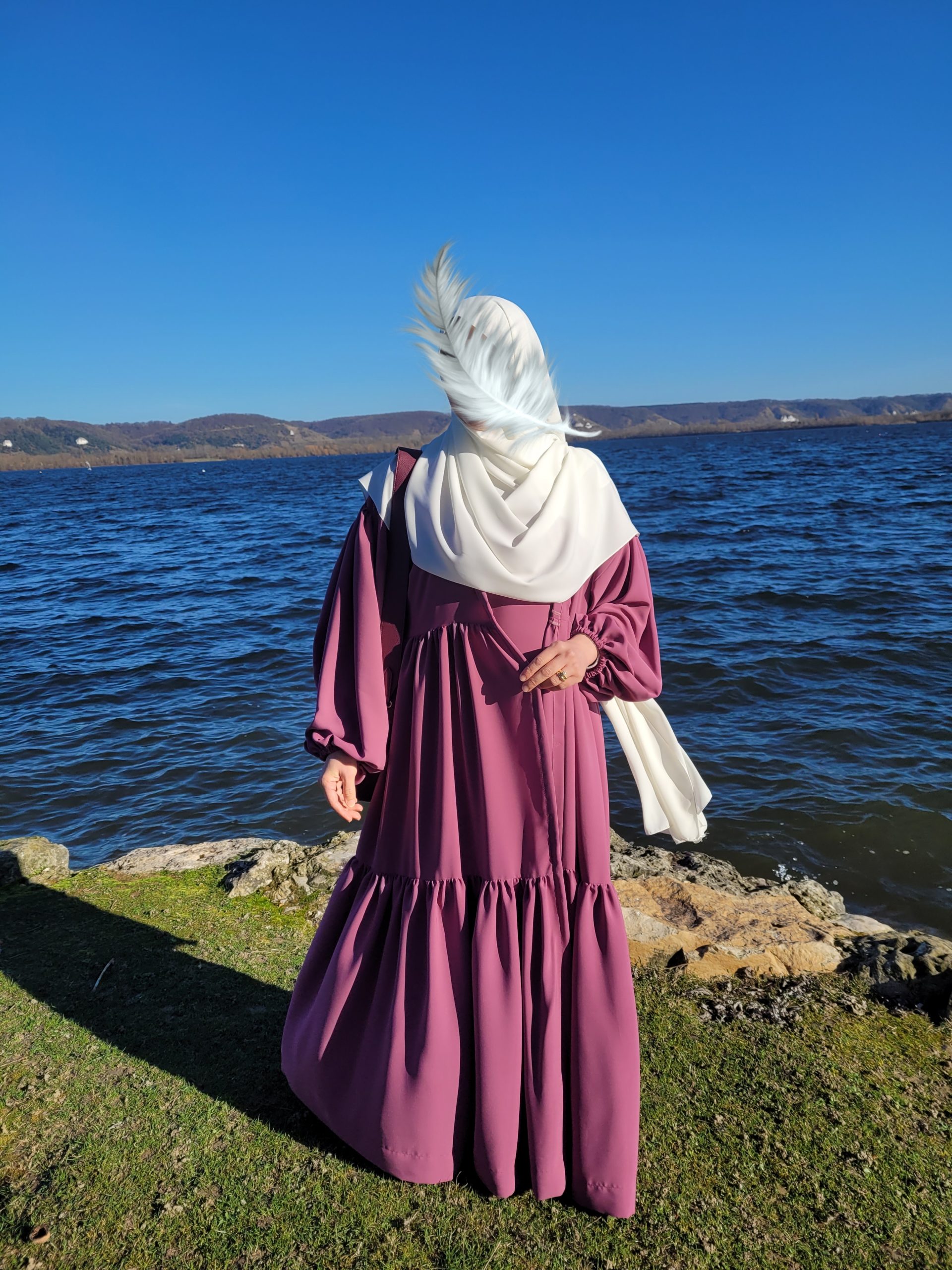 Ensemble Abaya Andalucia avec Robe sous Abaya