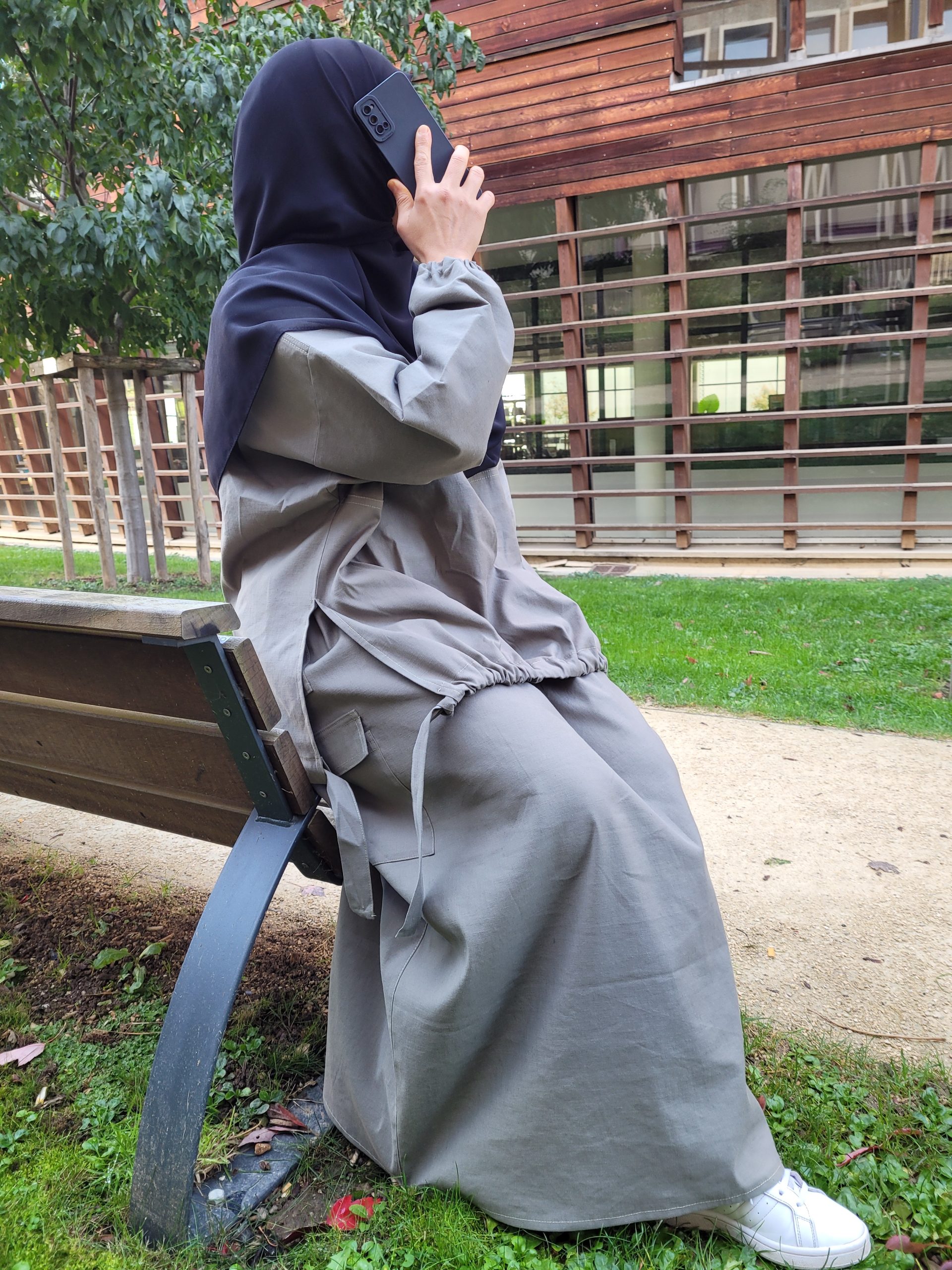 Ensemble cargo femme kaki – Image 3