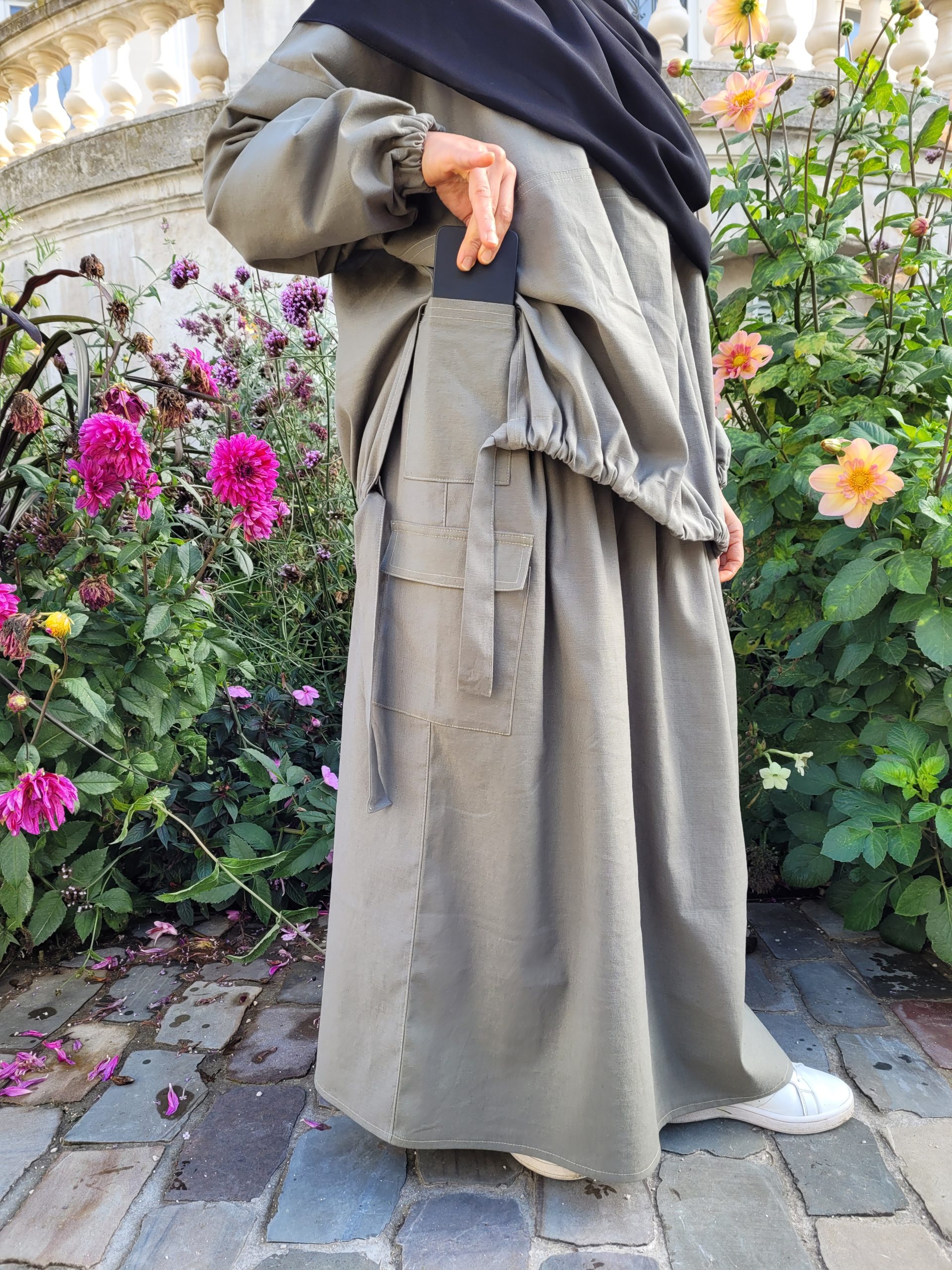 Ensemble cargo femme kaki – Image 2