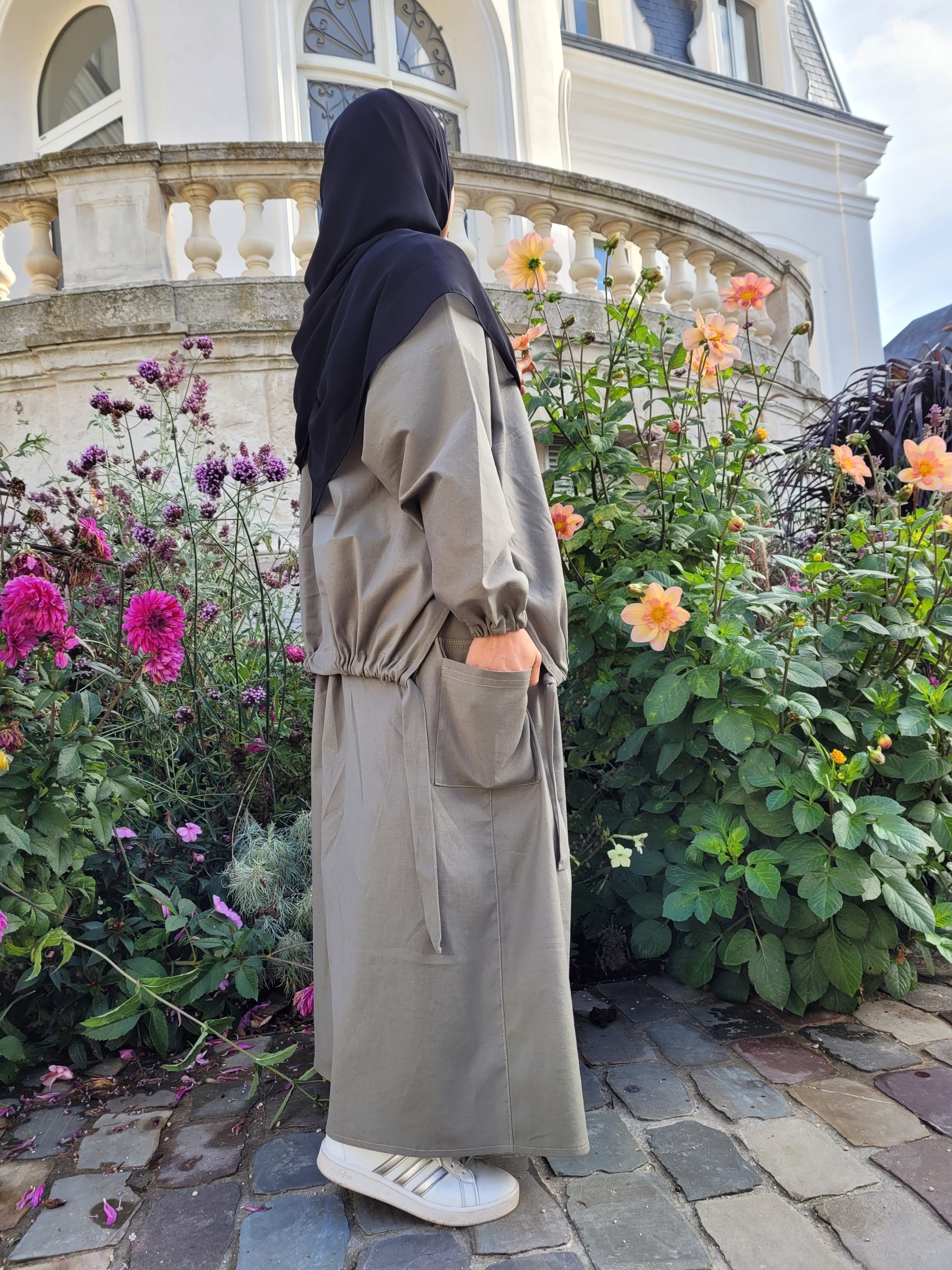 Ensemble cargo femme kaki – Image 4