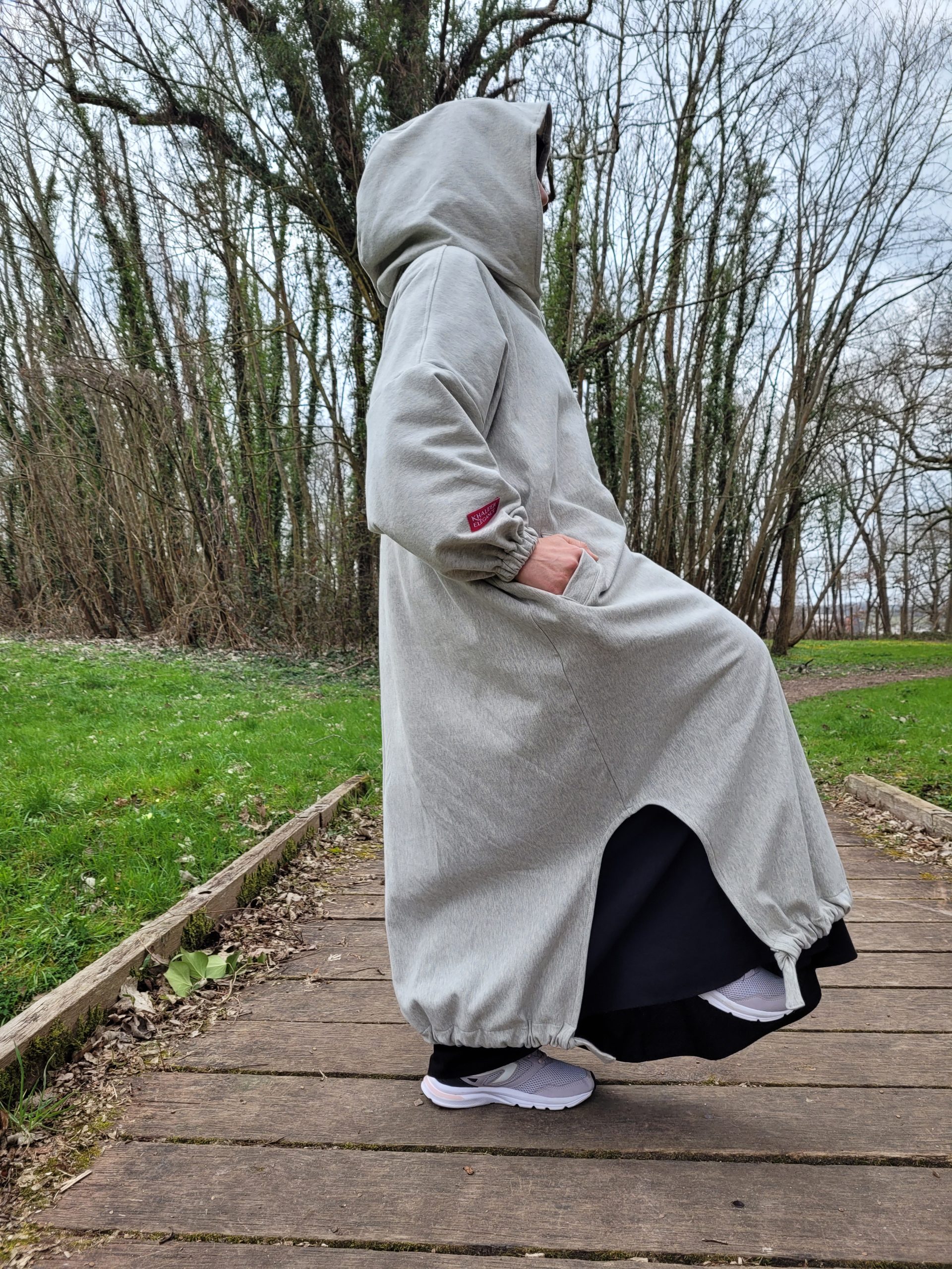 Robe sweat, Hoodie Dress – Image 2