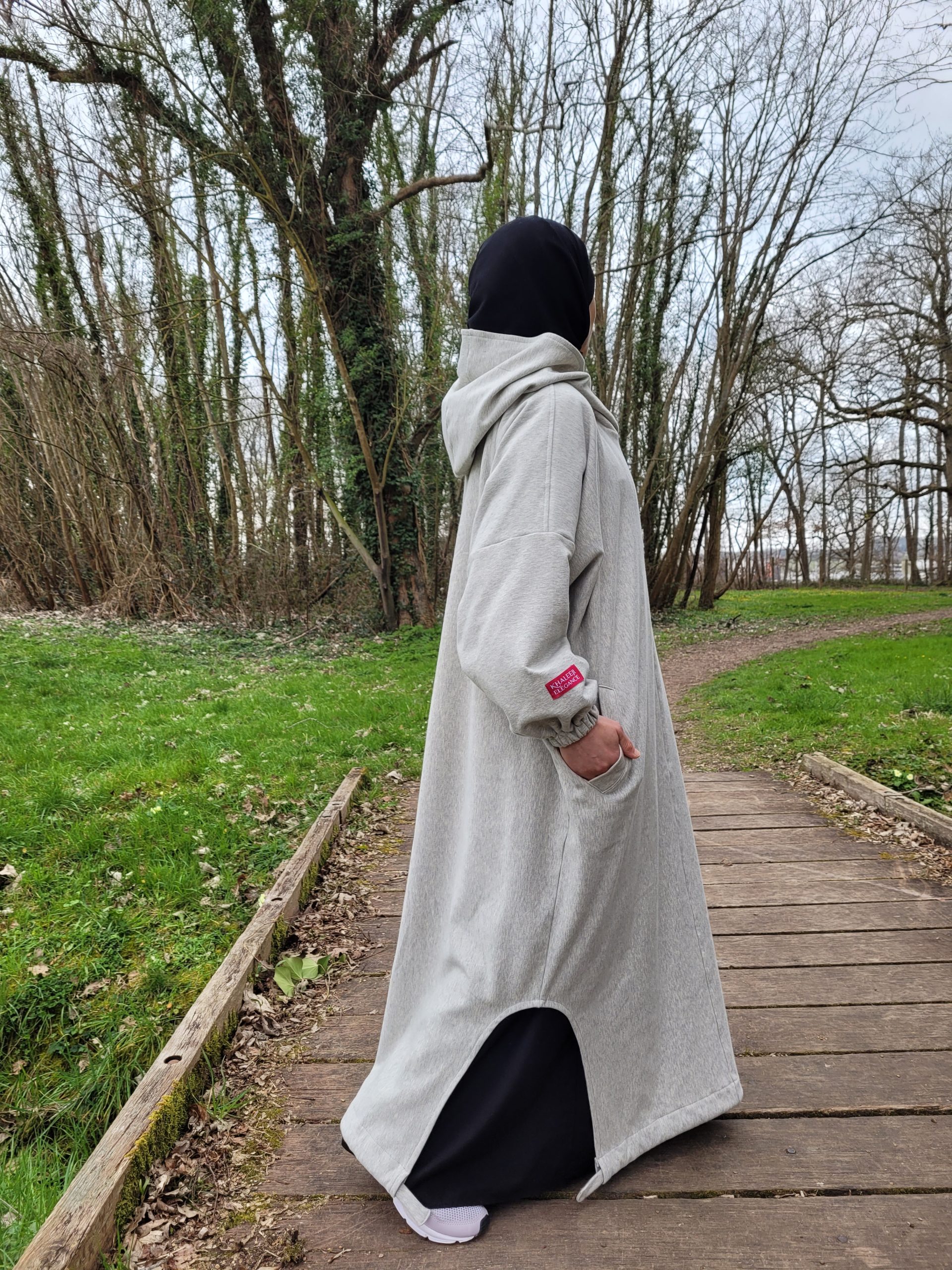 Robe sweat, Hoodie Dress – Image 3