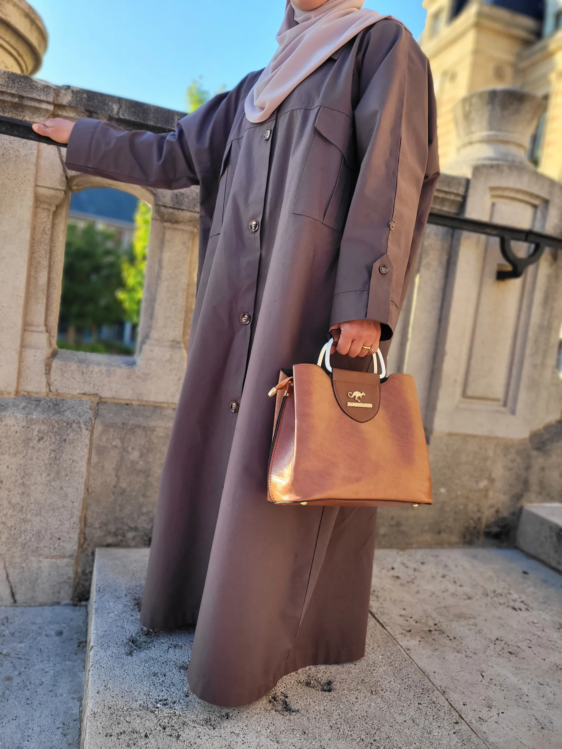 Robe chemisier Safari – Image 2